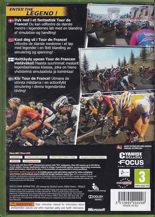 Le Tour de France - XBOX 360 (B Grade) (Genbrug)